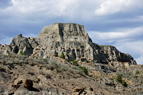 first scenery inside Makoshika State Park